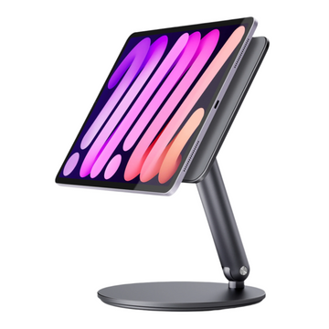 Soporte compatible con iPad magnético, plegable y giratorio