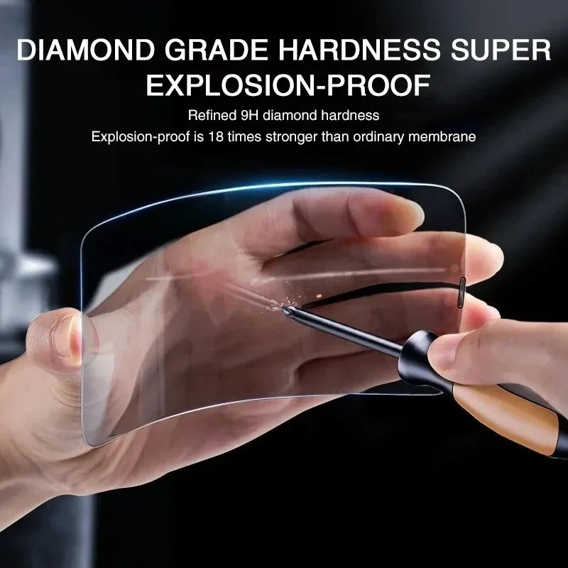 Cristal templado anti espionaje compatible con iPhone