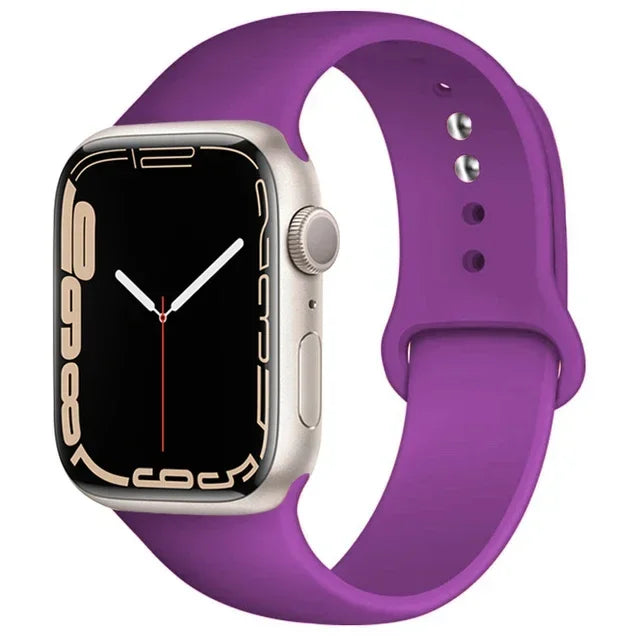 Correa de silicona compatible con Apple Watch