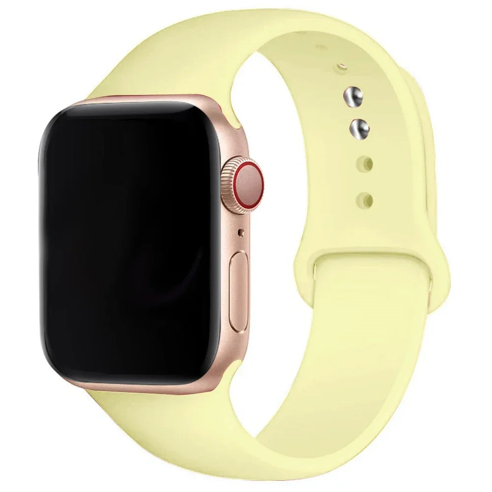 Correa de silicona compatible con Apple Watch