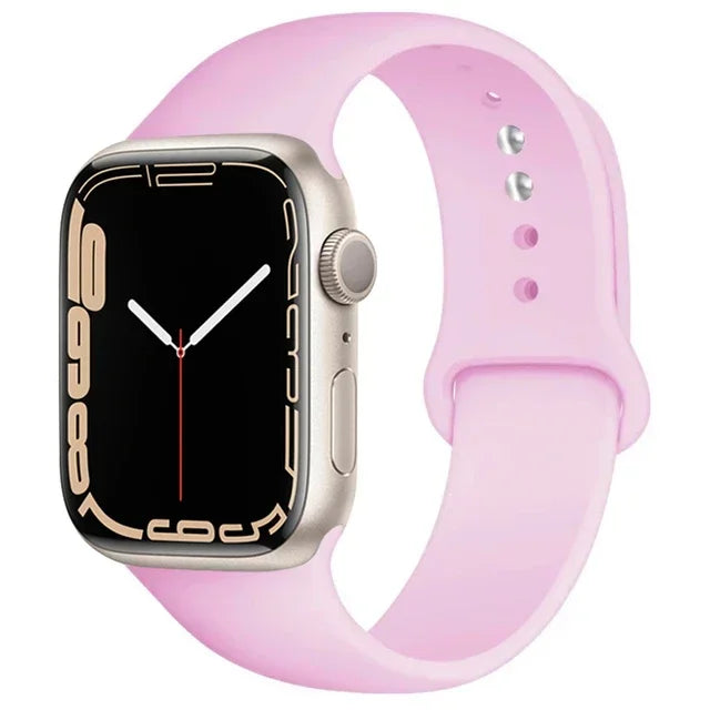 Correa de silicona compatible con Apple Watch