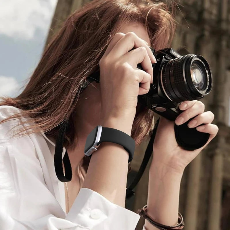 Correa de silicona compatible con Apple Watch
